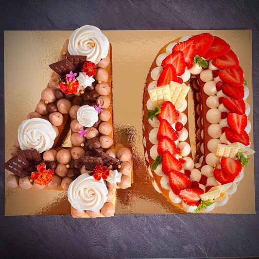 Number Cake, Letter Cake & Symbol Cake – Pâtisserie artisanale | Augustine Pâtisserie - Augustine Pâtisserie