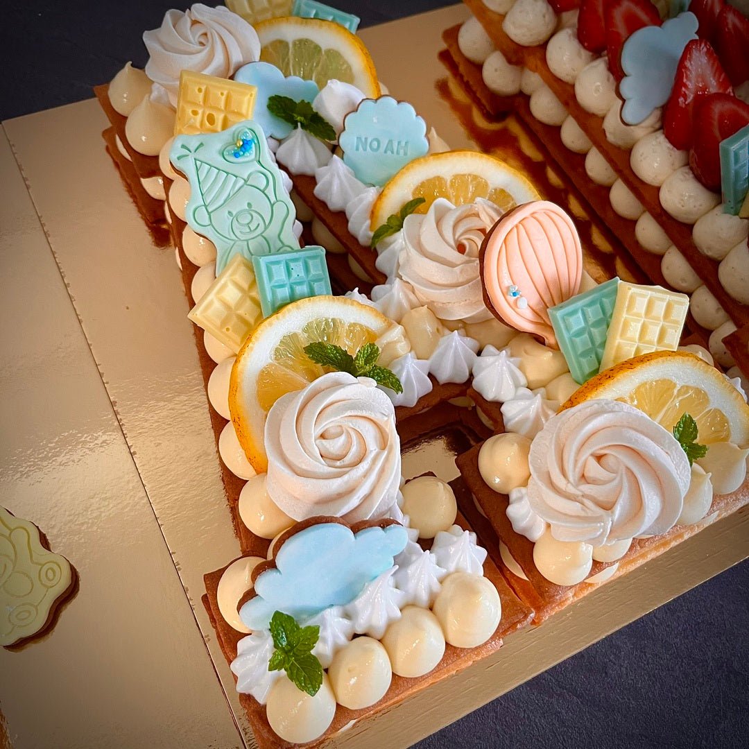 Number Cake, Letter Cake & Symbol Cake – Pâtisserie artisanale | Augustine Pâtisserie - Augustine Pâtisserie