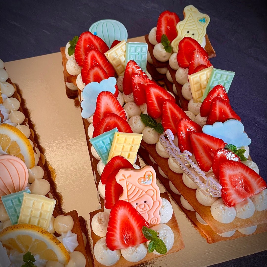 Number Cake, Letter Cake & Symbol Cake – Pâtisserie artisanale | Augustine Pâtisserie - Augustine Pâtisserie