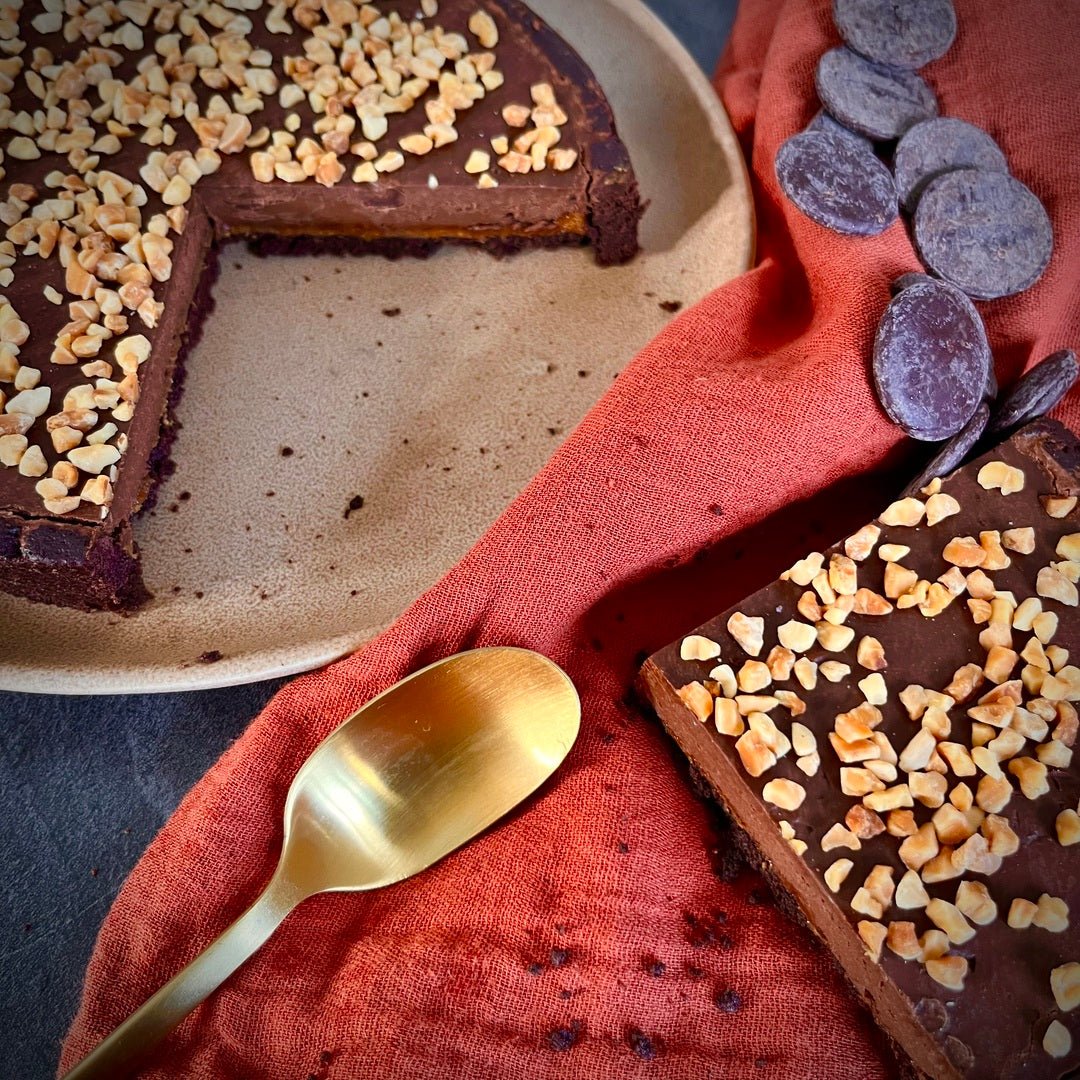 Tarte au Chocolat Vegan - Pâtisserie artisanale | Augustine Pâtisserie - Augustine Pâtisserie