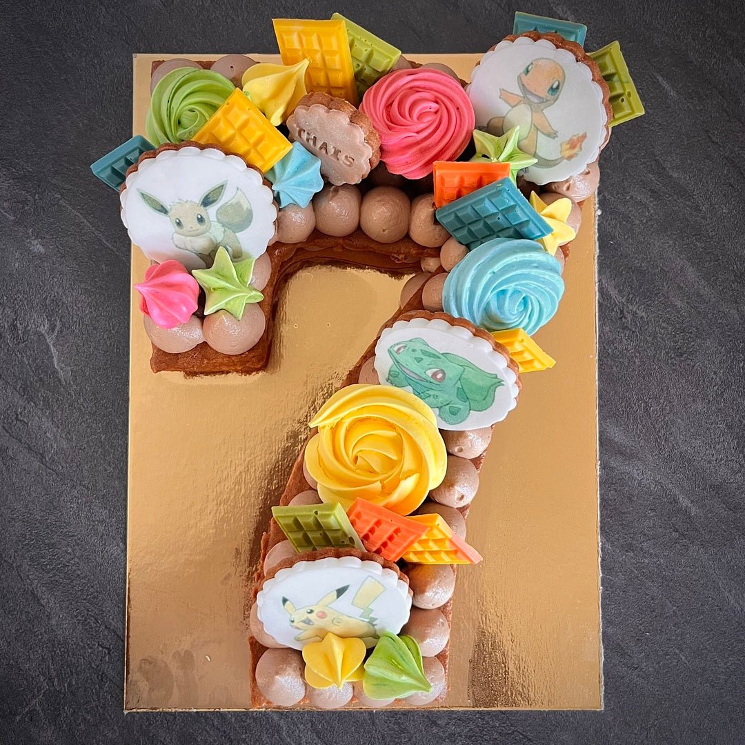 Number Cake, Letter Cake & Symbol Cake – Pâtisserie artisanale | Augustine Pâtisserie - Augustine Pâtisserie