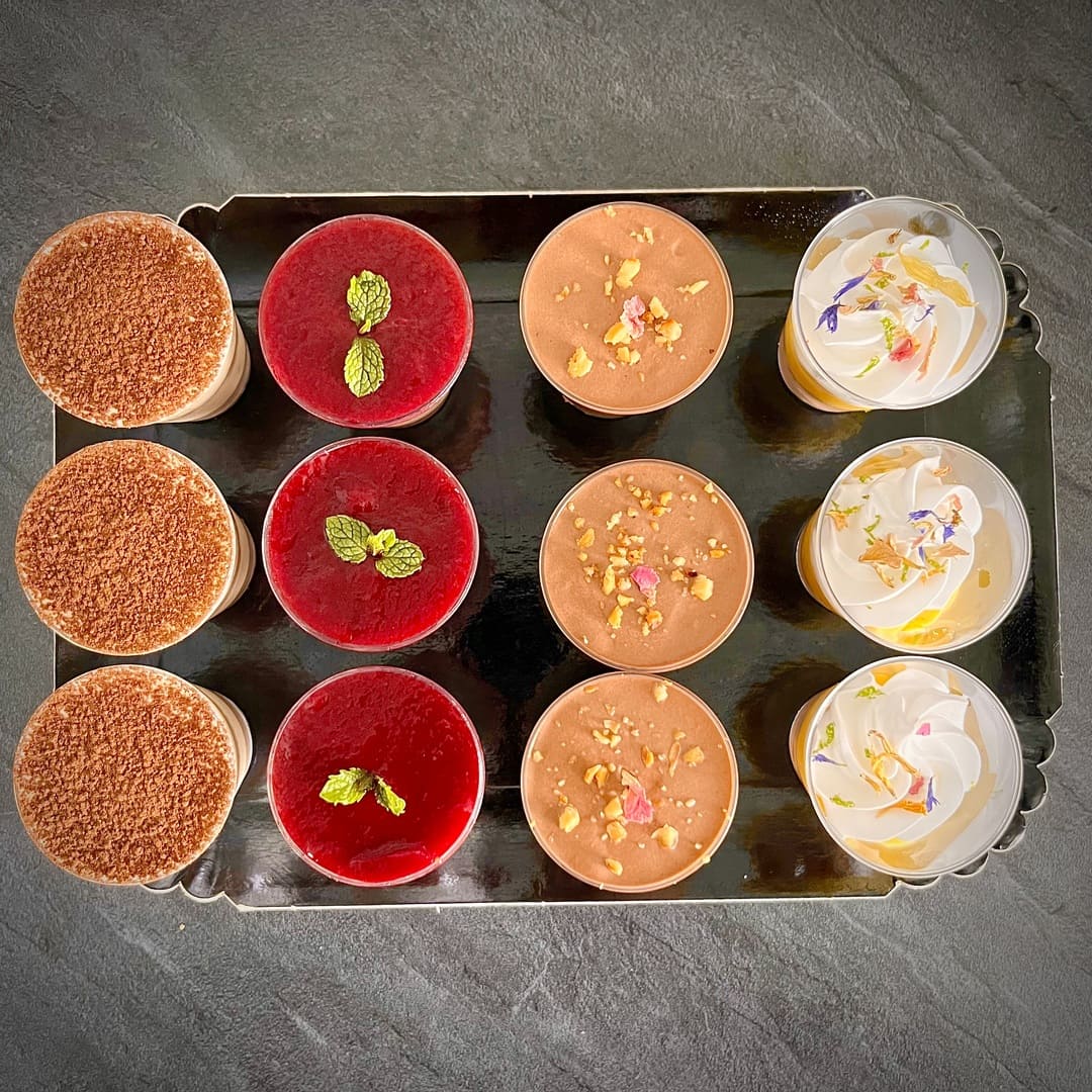 Plateau de verrines sucrées - Pâtisserie artisanale | Augustine Pâtisserie - Augustine Pâtisserie