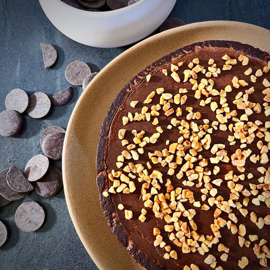 Tarte au Chocolat Vegan - Pâtisserie artisanale | Augustine Pâtisserie - Augustine Pâtisserie
